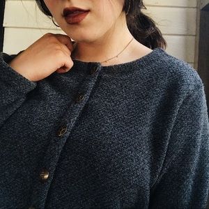 L.L. Bean button front sweater